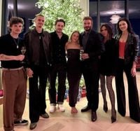REVEALED: The last Beckham family photo before 'feud' erupted with Brooklyn and his wife Nicola Peltz