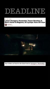 6.7K views · 15 reactions | The X-Men are back in the latest look at #AvengersDoomsday.

The minute-long teaser, just released by Marvel, features Charles Xavier (Patrick Stewart) and his old nemesis Magneto (Ian McKellen) reuniting over a game of chess. More details at the link in bio. | Deadline Hollywood