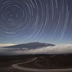 Star Trails Above Mauna Kea