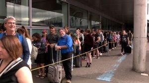 Mass Flight Disruptions At Edinburgh Airport Due To IT Issues