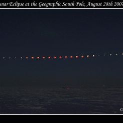 South Pole Lunar Eclipse