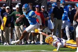 Trinidad Chambliss Leads Ole Miss Past LSU In SEC Thriller