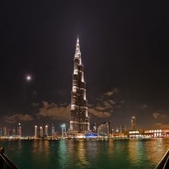 Starry Night over Dubai