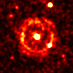 Bir Gama Işını Patlamasından Yayılıyormuş Gibi Büyüyen X-Işını Halkaları