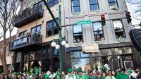 Thousands crowd Arkansas city for world's shortest St. Patrick's Day parade