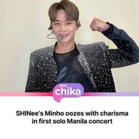 Philippine Star - Choi Minho of renowned K-pop boy group SHINee lived up to his “flaming charisma” image with captivating performances during his “MEAN: Of My First” solo concert on Sunday, March 16, 2025, at the New Frontier Theater. https://tinyurl.com/5b3v94t7 | LatestChika.com | Facebook