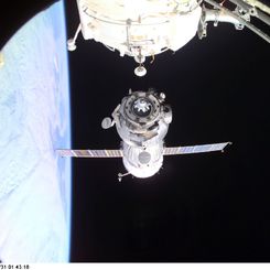 Leaving the International Space Station