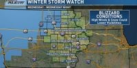 Tuesday warmth changes to Wednesday storms, snow