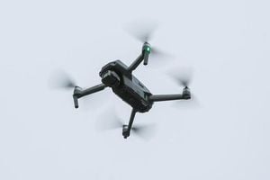 Russian Helicopter Destroys Ukrainian Drone Over Moscow