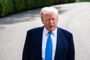 Trump Shows Off MAGA Hats During Ukraine Summit