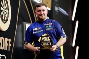 Luke Littler Thrills Audience With Nine-Dart Finish In Premier League