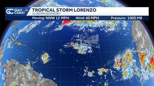 Tropical Storm Lorenzo Weakens And Loops Safely At Sea