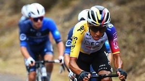 Protests Disrupt Vuelta As Bernal Claims Dramatic Stage