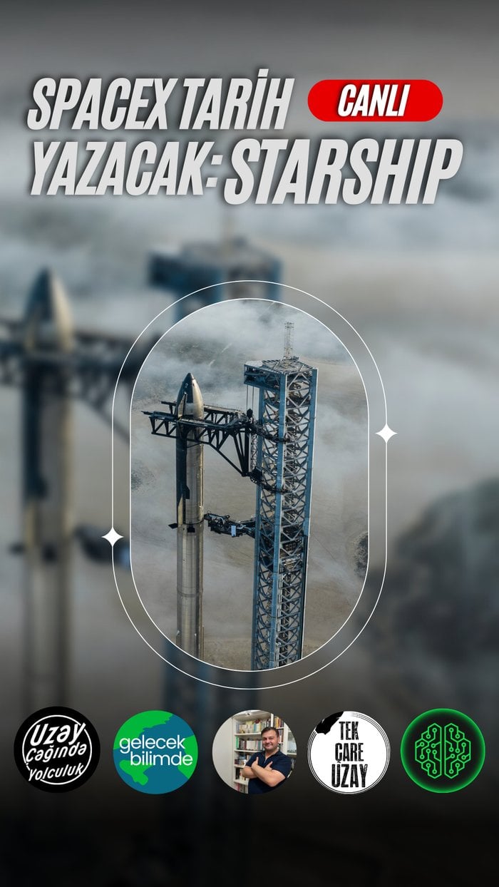TARİHE TANIKLIK EDİN: Starship'in İlk Yörünge Uçuşu Canlı Yayını
