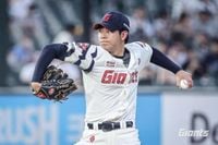 롯데 홍민기, 5타자 연속 K·K·K·K·K …데뷔 첫 선발승 보인다 - 머니S
