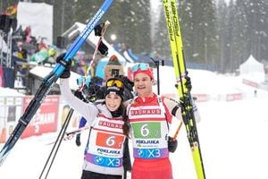 Historic Biathlon Victory For Switzerland's Aita Gasparin