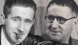 'Bertol Brecht'in kaleminden çıkan: 'Bay Keuner'in Öyküleri' adlı kitaptan bir alıntı; 'Köpekbalıkları insan olsaydı'.'