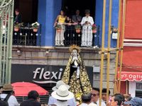 Arriban las imágenes a la Catedral para participar en la Procesión. - Diario 24 Horas Puebla
