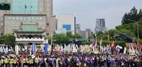 Labor Day march calls for improved working conditions - Focus Taiwan
