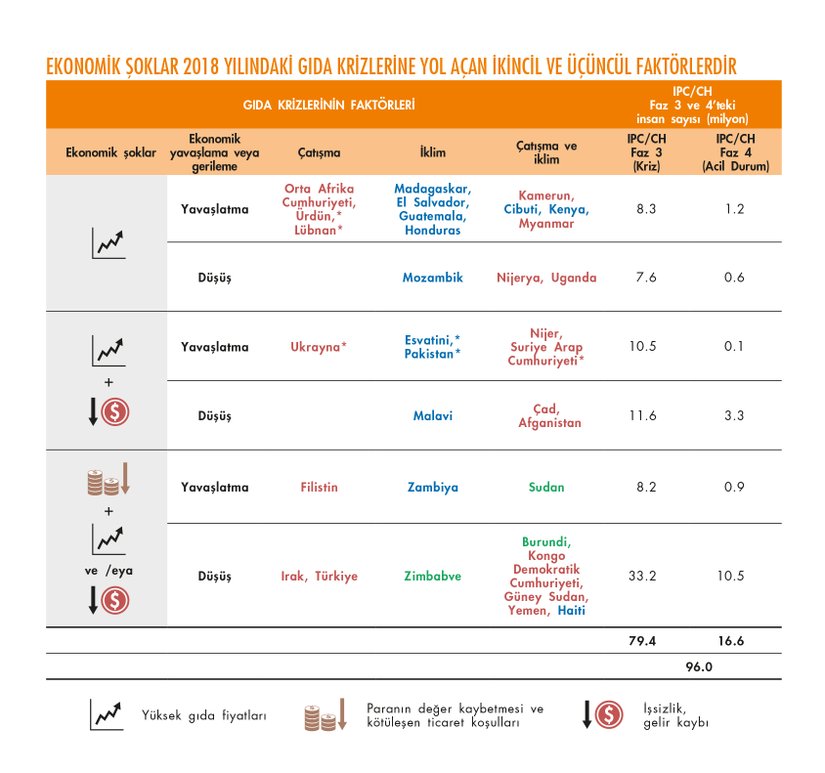 Şekil 4-Gıda Krizlerine Yol Açan İkincil ve Üçüncül Faktörler
