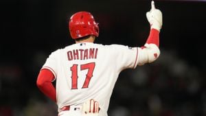 Ohtani Hits Home Run Against Kikuchi On Opening Day