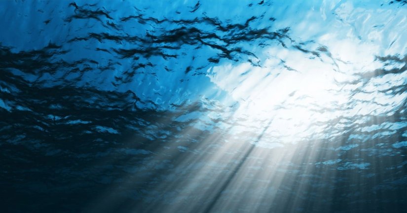 Su içerisinde ışık...