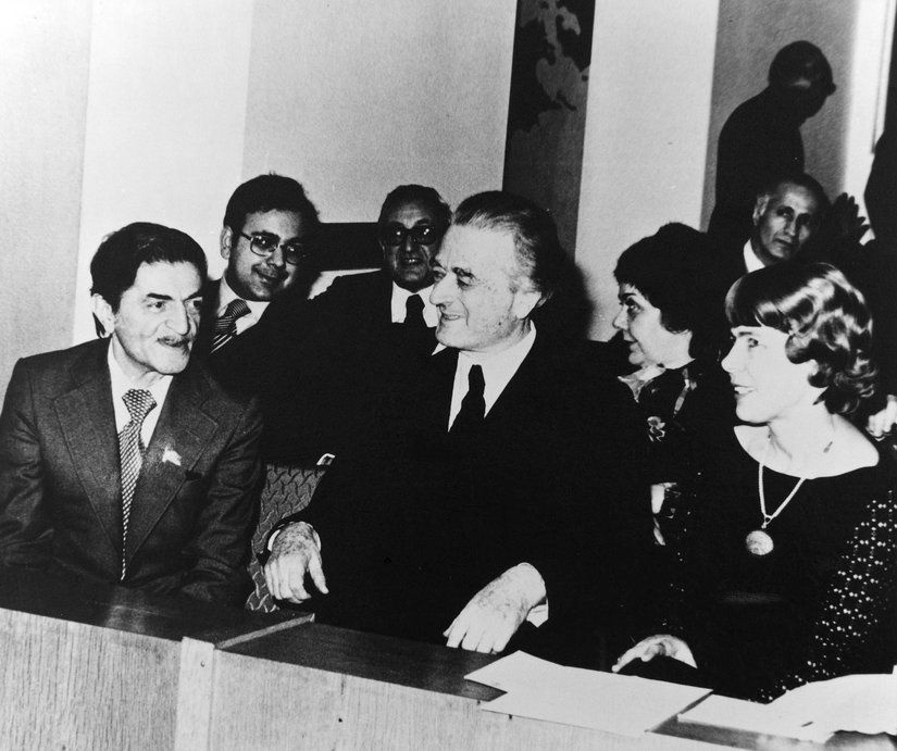 (Maestro Niyazi Tağizade ve Maestro Ahmet Adnan Saygun)