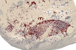 Mağaralara Çizilen Domuz Avı Sahnesi Dünyanın En Eski Figüratif Sanatı Olabilir!