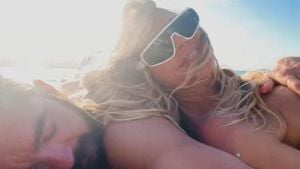 Heidi Klum Celebrates Anniversary With Tom Kaulitz On The Beach