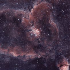 IC 1805: The Heart Nebula in HDR