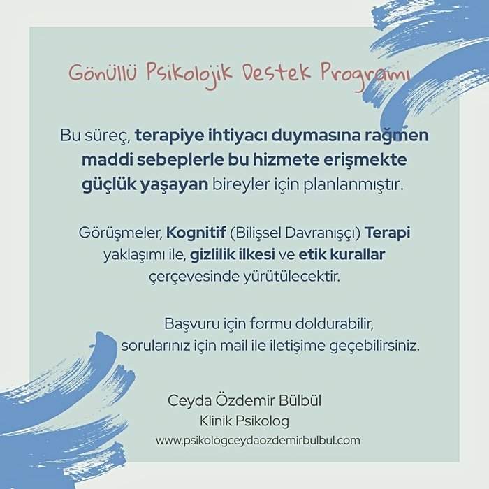 Gönüllü Psikolojik Destek Programı