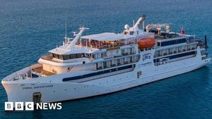 Australian Cruise Ship Runs Aground After Tragedy
