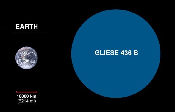 Yanan Buz Gezegeni (Gliese 436 b)