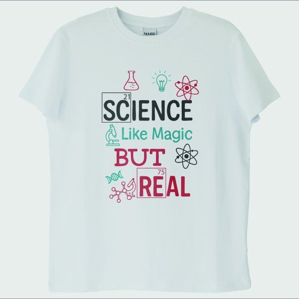 "Science: It's Like Magic But Real 4" T-Shirt