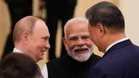 India's Modi cozies up with Putin, Xi in statement against Trump 'bullying'
