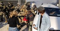 Protesters and Federal Agents Clash Outside an ICE Detention Facility Near Chicago
