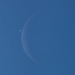  Daytime Moon Meets Morning Star 