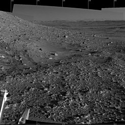 Spirit Rover at Engineering Flats on Mars