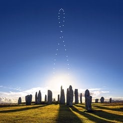 Callanish Taşları Üzerinde Analemma