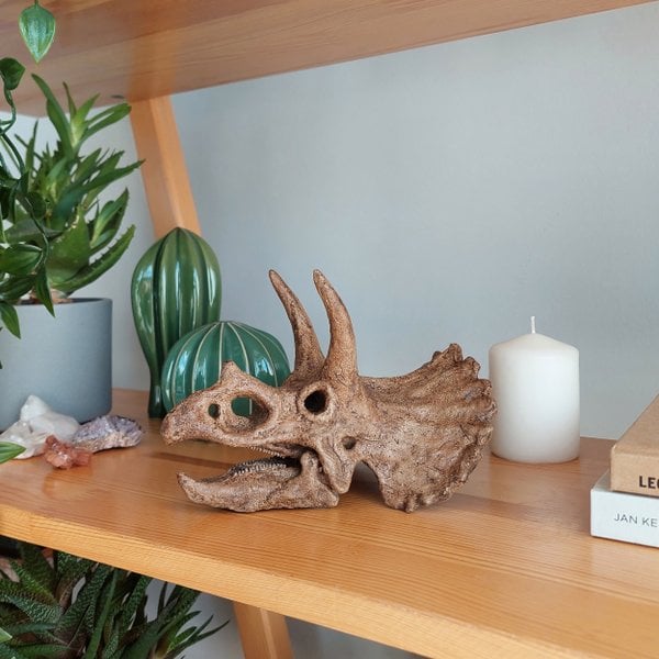 Triceratops Mini Seramik Heykel