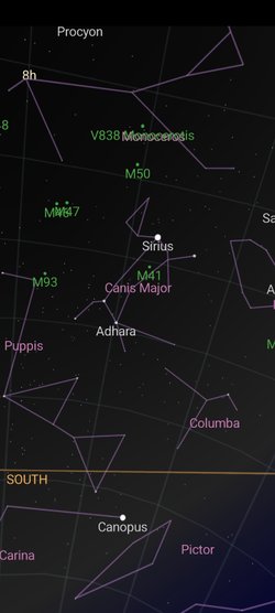 Gökyüzü gözlem uygulaması "SkyMap"