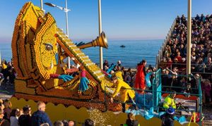 Menton Lemon Festival Kicks Off With Extravagant Displays