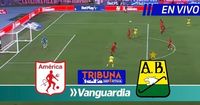 América de Cali vs Bucaramanga en vivo - Copa BetPlay - Octavos de final