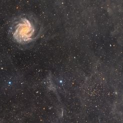 NGC 6946 and NGC 6939