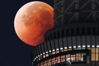 In pictures: Moon turns rusty red as the 'blood Moon' lunar eclipse wows observers across the world | BBC Sky at Night Magazine