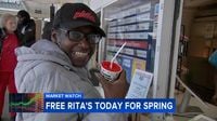 Rita's giving away frozen freebies for 1st day of spring