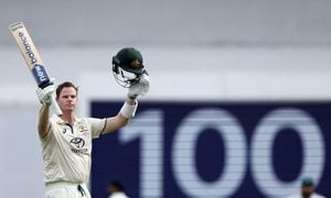 Steve Smith Scores Century At Gabba Against India