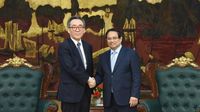 [Ảnh] Thủ tướng Phạm Minh Chính tiếp Bộ trưởng Ngoại giao Hàn Quốc Cho Tae-yul