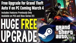 GTA V Free PC Upgrade Set For March 2025