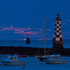 Green Flash and Super Moon